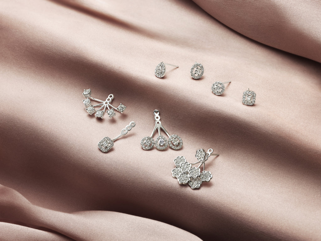 イヤージャケット ダイヤモンド パーツ K18WG – RTJ Jewelry
